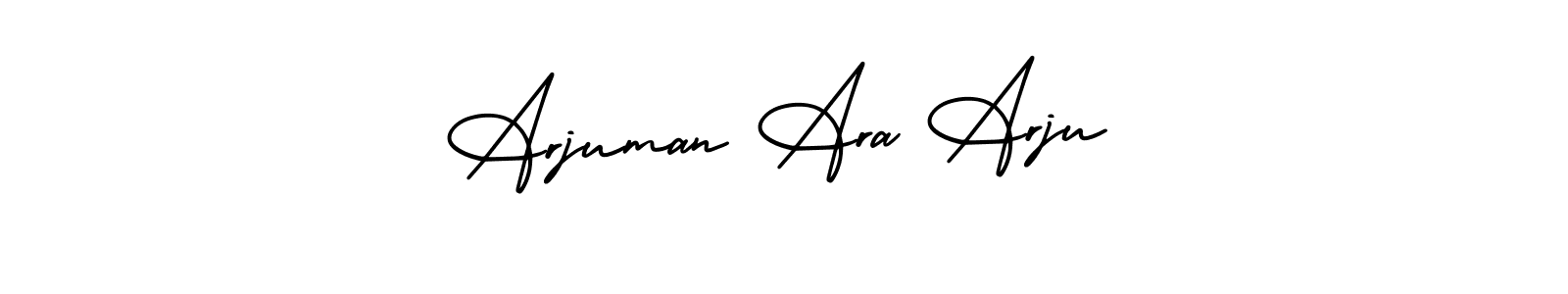 Best and Professional Signature Style for Arjuman Ara Arju. AmerikaSignatureDemo-Regular Best Signature Style Collection. Arjuman Ara Arju signature style 3 images and pictures png