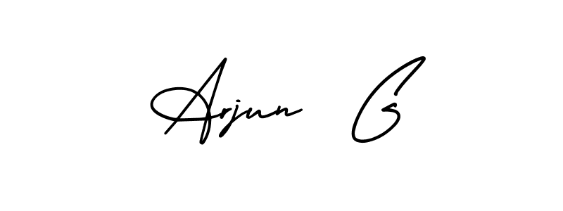 Also we have Arjun  G name is the best signature style. Create professional handwritten signature collection using AmerikaSignatureDemo-Regular autograph style. Arjun  G signature style 3 images and pictures png