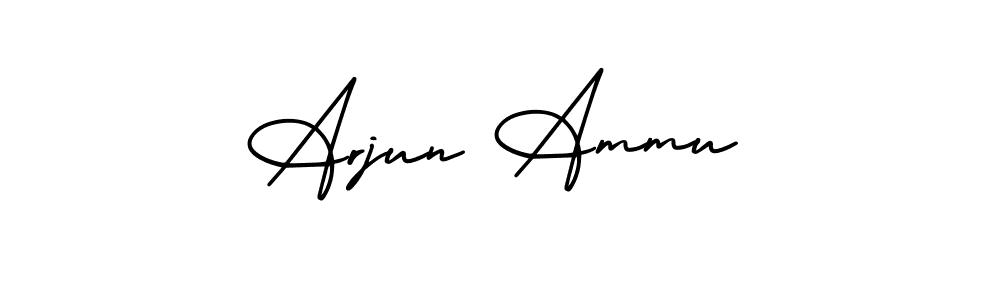 How to make Arjun Ammu signature? AmerikaSignatureDemo-Regular is a professional autograph style. Create handwritten signature for Arjun Ammu name. Arjun Ammu signature style 3 images and pictures png