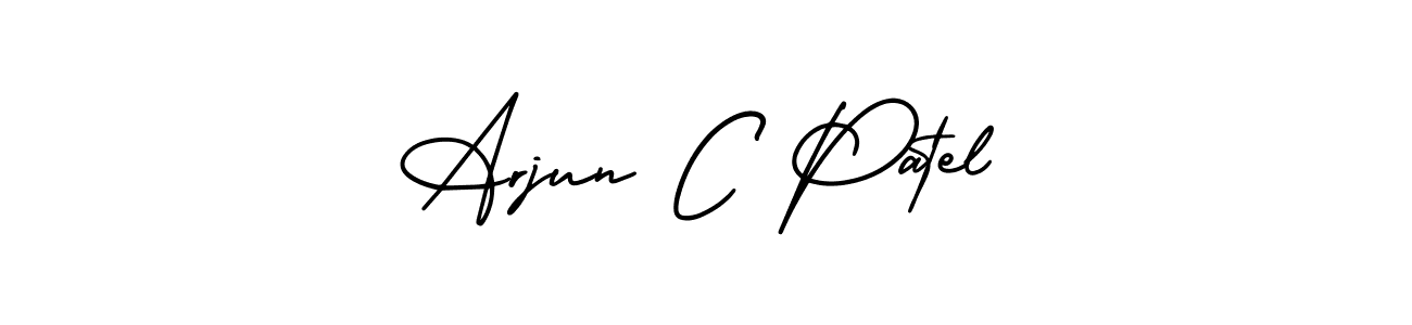 Best and Professional Signature Style for Arjun C Patel. AmerikaSignatureDemo-Regular Best Signature Style Collection. Arjun C Patel signature style 3 images and pictures png