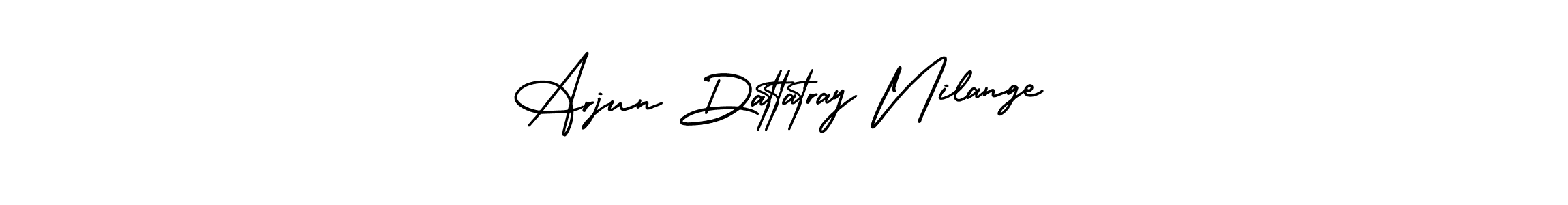 Use a signature maker to create a handwritten signature online. With this signature software, you can design (AmerikaSignatureDemo-Regular) your own signature for name Arjun Dattatray Nilange. Arjun Dattatray Nilange signature style 3 images and pictures png