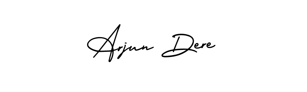 Arjun Dere stylish signature style. Best Handwritten Sign (AmerikaSignatureDemo-Regular) for my name. Handwritten Signature Collection Ideas for my name Arjun Dere. Arjun Dere signature style 3 images and pictures png