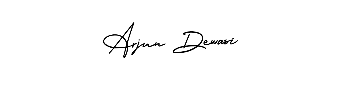 This is the best signature style for the Arjun Dewasi name. Also you like these signature font (AmerikaSignatureDemo-Regular). Mix name signature. Arjun Dewasi signature style 3 images and pictures png