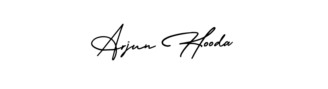 Make a beautiful signature design for name Arjun Hooda. Use this online signature maker to create a handwritten signature for free. Arjun Hooda signature style 3 images and pictures png