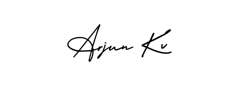 Here are the top 10 professional signature styles for the name Arjun Kv. These are the best autograph styles you can use for your name. Arjun Kv signature style 3 images and pictures png