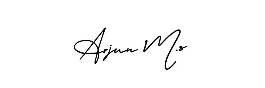 You can use this online signature creator to create a handwritten signature for the name Arjun M.s. This is the best online autograph maker. Arjun M.s signature style 3 images and pictures png