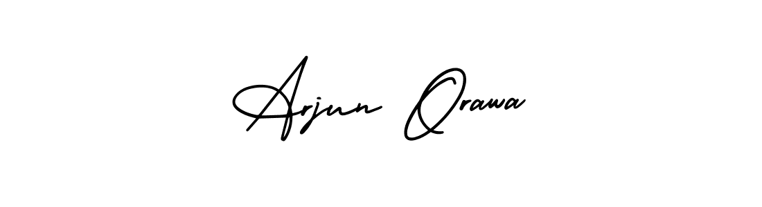 Similarly AmerikaSignatureDemo-Regular is the best handwritten signature design. Signature creator online .You can use it as an online autograph creator for name Arjun Orawa. Arjun Orawa signature style 3 images and pictures png