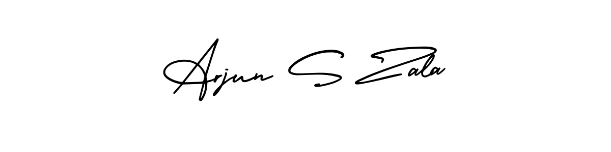 Make a short Arjun S Zala signature style. Manage your documents anywhere anytime using AmerikaSignatureDemo-Regular. Create and add eSignatures, submit forms, share and send files easily. Arjun S Zala signature style 3 images and pictures png