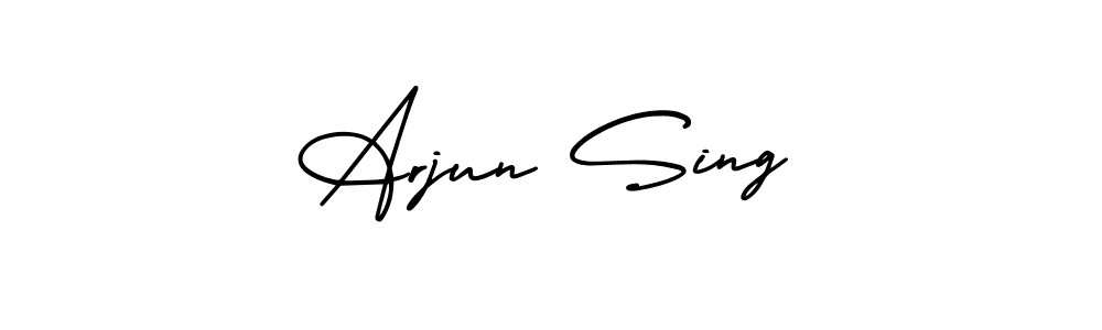 Check out images of Autograph of Arjun Sing name. Actor Arjun Sing Signature Style. AmerikaSignatureDemo-Regular is a professional sign style online. Arjun Sing signature style 3 images and pictures png