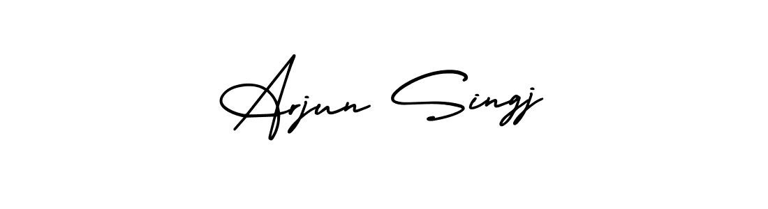 You can use this online signature creator to create a handwritten signature for the name Arjun Singj. This is the best online autograph maker. Arjun Singj signature style 3 images and pictures png