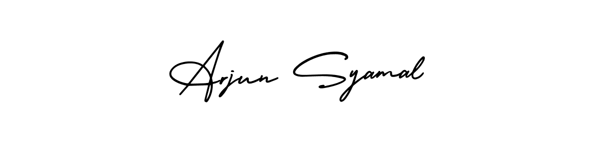 See photos of Arjun Syamal official signature by Spectra . Check more albums & portfolios. Read reviews & check more about AmerikaSignatureDemo-Regular font. Arjun Syamal signature style 3 images and pictures png