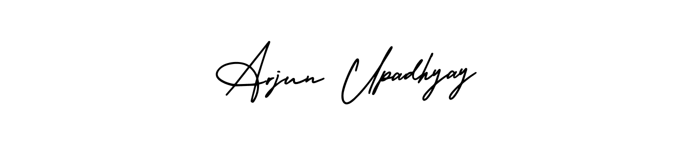 if you are searching for the best signature style for your name Arjun Upadhyay. so please give up your signature search. here we have designed multiple signature styles  using AmerikaSignatureDemo-Regular. Arjun Upadhyay signature style 3 images and pictures png