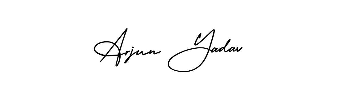 How to Draw Arjun Yadav signature style? AmerikaSignatureDemo-Regular is a latest design signature styles for name Arjun Yadav. Arjun Yadav signature style 3 images and pictures png
