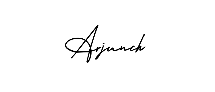 Check out images of Autograph of Arjunch name. Actor Arjunch Signature Style. AmerikaSignatureDemo-Regular is a professional sign style online. Arjunch signature style 3 images and pictures png