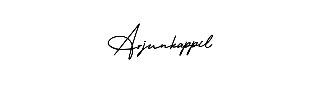 Also we have Arjunkappil name is the best signature style. Create professional handwritten signature collection using AmerikaSignatureDemo-Regular autograph style. Arjunkappil signature style 3 images and pictures png