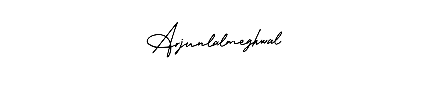Best and Professional Signature Style for Arjunlalmeghwal. AmerikaSignatureDemo-Regular Best Signature Style Collection. Arjunlalmeghwal signature style 3 images and pictures png
