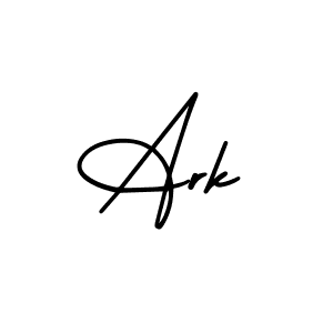 Use a signature maker to create a handwritten signature online. With this signature software, you can design (AmerikaSignatureDemo-Regular) your own signature for name Ark. Ark signature style 3 images and pictures png
