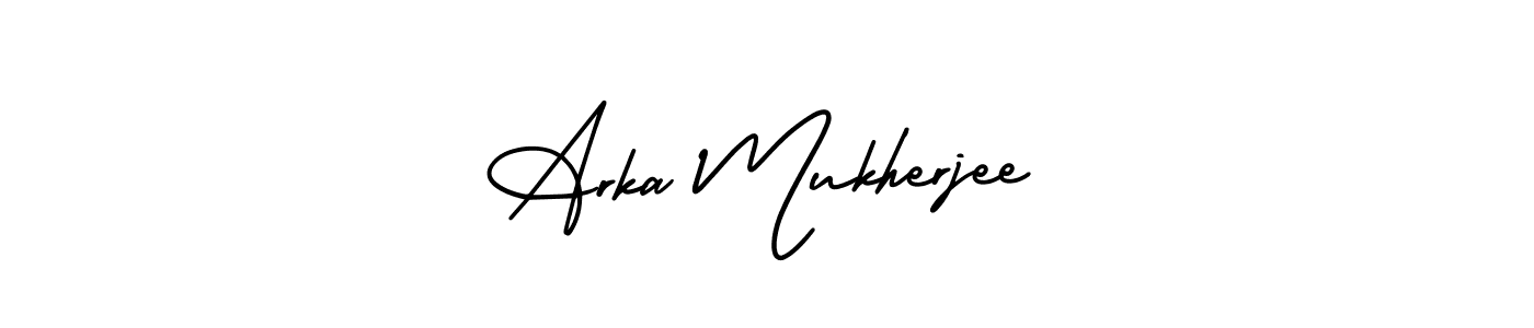 How to Draw Arka Mukherjee signature style? AmerikaSignatureDemo-Regular is a latest design signature styles for name Arka Mukherjee. Arka Mukherjee signature style 3 images and pictures png