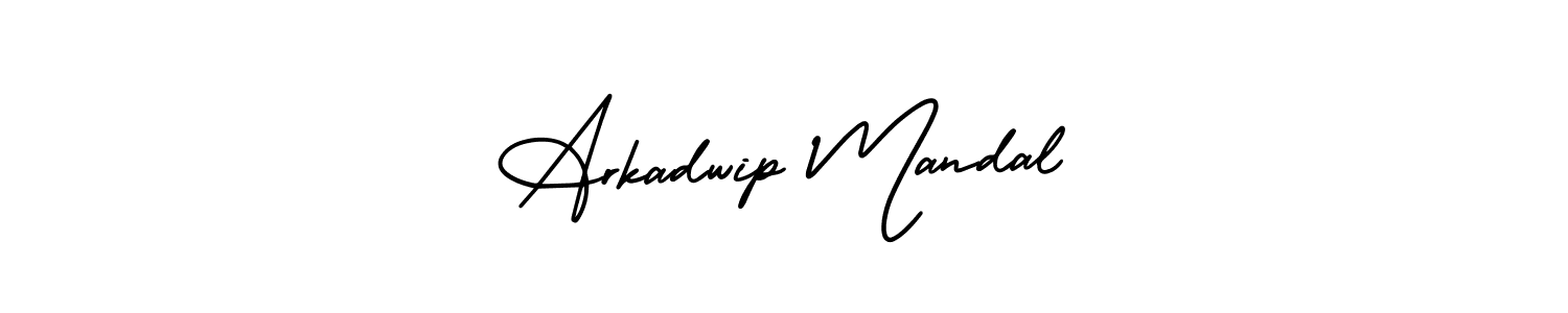 Use a signature maker to create a handwritten signature online. With this signature software, you can design (AmerikaSignatureDemo-Regular) your own signature for name Arkadwip Mandal. Arkadwip Mandal signature style 3 images and pictures png
