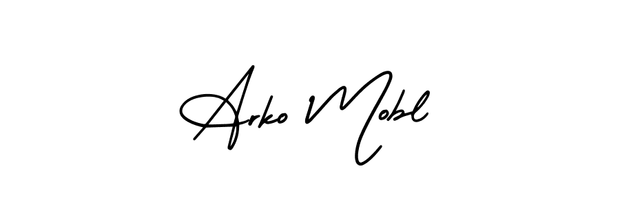 Best and Professional Signature Style for Arko Mobl. AmerikaSignatureDemo-Regular Best Signature Style Collection. Arko Mobl signature style 3 images and pictures png