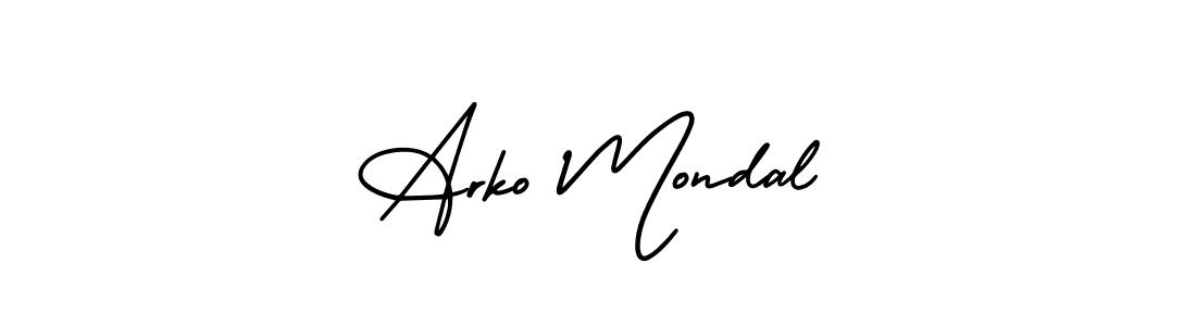 You can use this online signature creator to create a handwritten signature for the name Arko Mondal. This is the best online autograph maker. Arko Mondal signature style 3 images and pictures png