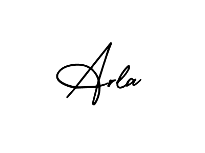 Arla stylish signature style. Best Handwritten Sign (AmerikaSignatureDemo-Regular) for my name. Handwritten Signature Collection Ideas for my name Arla. Arla signature style 3 images and pictures png