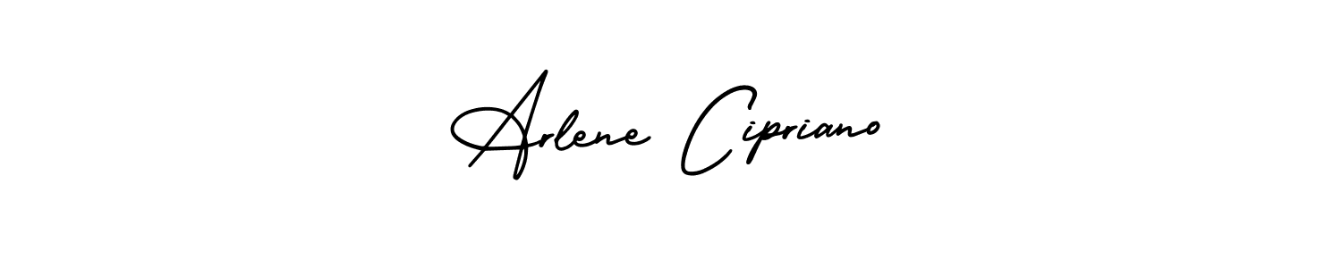 Create a beautiful signature design for name Arlene Cipriano. With this signature (AmerikaSignatureDemo-Regular) fonts, you can make a handwritten signature for free. Arlene Cipriano signature style 3 images and pictures png