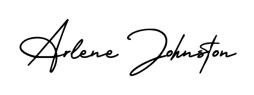 Create your official email sign-off with Arlene Johnston name in AmerikaSignatureDemo-Regular style. Crisp, clean, and perfectly legible across all screens. Arlene Johnston signature style 3 images and pictures png