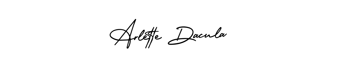 You can use this online signature creator to create a handwritten signature for the name Arlette Dacula. This is the best online autograph maker. Arlette Dacula signature style 3 images and pictures png