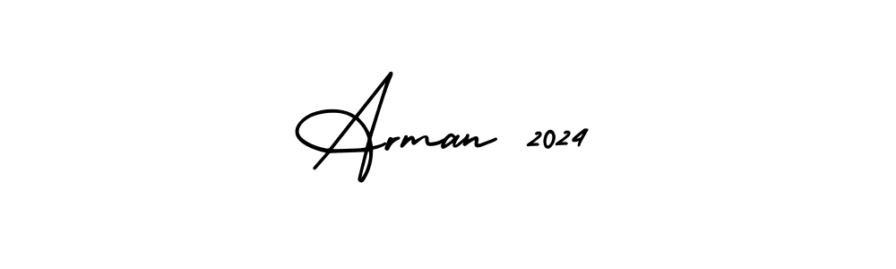Create a beautiful signature design for name Arman 2024. With this signature (AmerikaSignatureDemo-Regular) fonts, you can make a handwritten signature for free. Arman 2024 signature style 3 images and pictures png