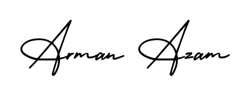Personalize your online presence with Arman Azam signature rendered in elegant AmerikaSignatureDemo-Regular font. Great for website footers and blogs. Arman Azam signature style 3 images and pictures png