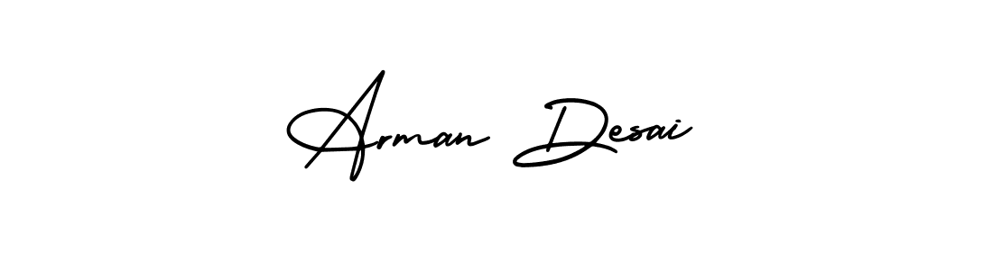 Make a short Arman Desai signature style. Manage your documents anywhere anytime using AmerikaSignatureDemo-Regular. Create and add eSignatures, submit forms, share and send files easily. Arman Desai signature style 3 images and pictures png