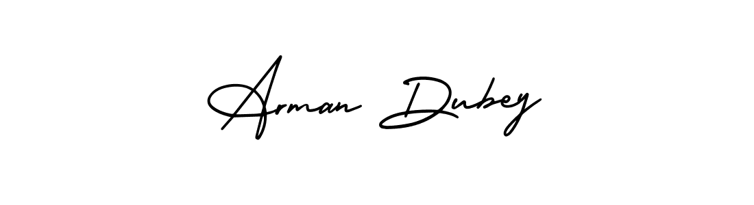 if you are searching for the best signature style for your name Arman Dubey. so please give up your signature search. here we have designed multiple signature styles  using AmerikaSignatureDemo-Regular. Arman Dubey signature style 3 images and pictures png