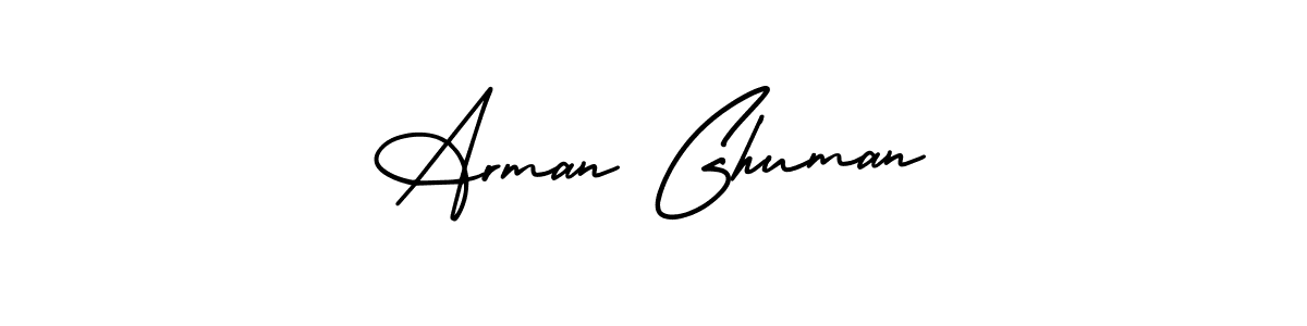 How to make Arman Ghuman signature? AmerikaSignatureDemo-Regular is a professional autograph style. Create handwritten signature for Arman Ghuman name. Arman Ghuman signature style 3 images and pictures png