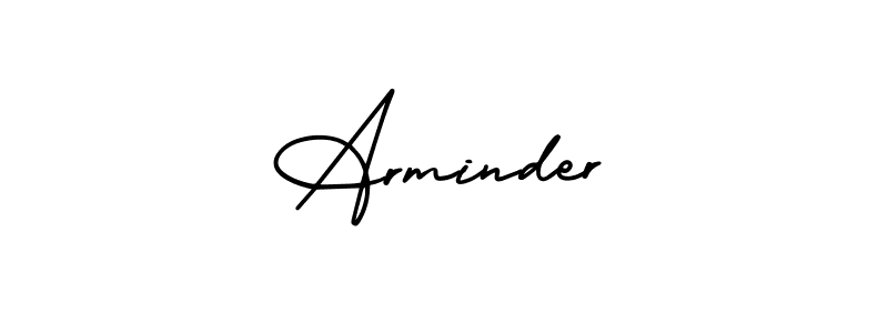 Use a signature maker to create a handwritten signature online. With this signature software, you can design (AmerikaSignatureDemo-Regular) your own signature for name Arminder. Arminder signature style 3 images and pictures png