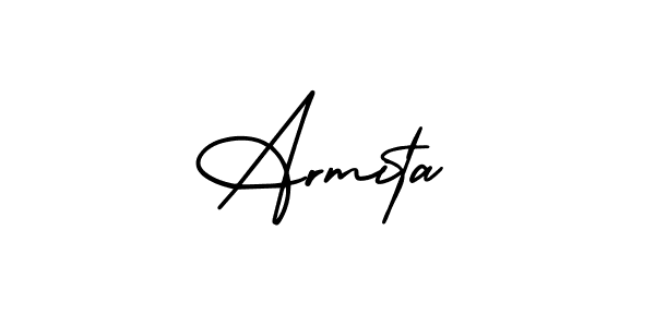 Also we have Armita name is the best signature style. Create professional handwritten signature collection using AmerikaSignatureDemo-Regular autograph style. Armita signature style 3 images and pictures png