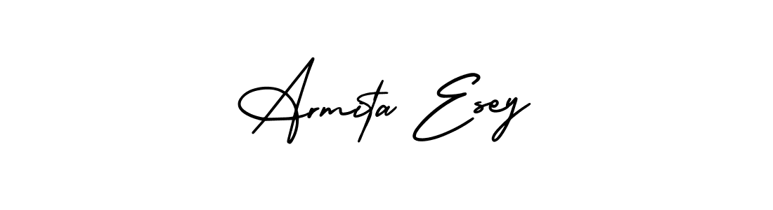 Armita Esey stylish signature style. Best Handwritten Sign (AmerikaSignatureDemo-Regular) for my name. Handwritten Signature Collection Ideas for my name Armita Esey. Armita Esey signature style 3 images and pictures png