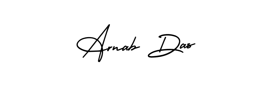 How to make Arnab Das name signature. Use AmerikaSignatureDemo-Regular style for creating short signs online. This is the latest handwritten sign. Arnab Das signature style 3 images and pictures png