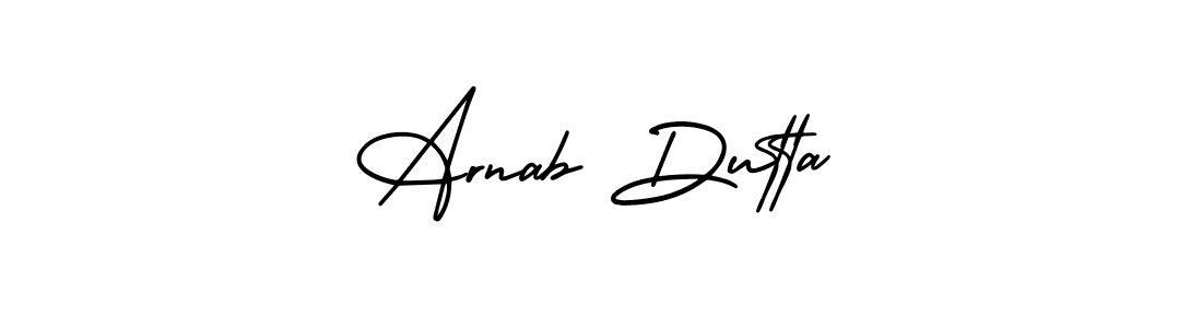 Arnab Dutta stylish signature style. Best Handwritten Sign (AmerikaSignatureDemo-Regular) for my name. Handwritten Signature Collection Ideas for my name Arnab Dutta. Arnab Dutta signature style 3 images and pictures png