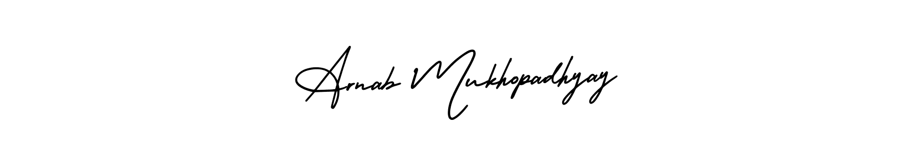 Design your own signature with our free online signature maker. With this signature software, you can create a handwritten (AmerikaSignatureDemo-Regular) signature for name Arnab Mukhopadhyay. Arnab Mukhopadhyay signature style 3 images and pictures png