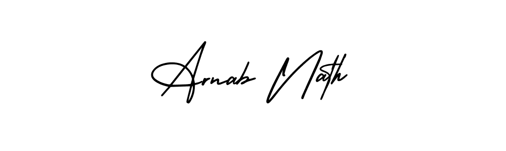 Make a beautiful signature design for name Arnab Nath. Use this online signature maker to create a handwritten signature for free. Arnab Nath signature style 3 images and pictures png
