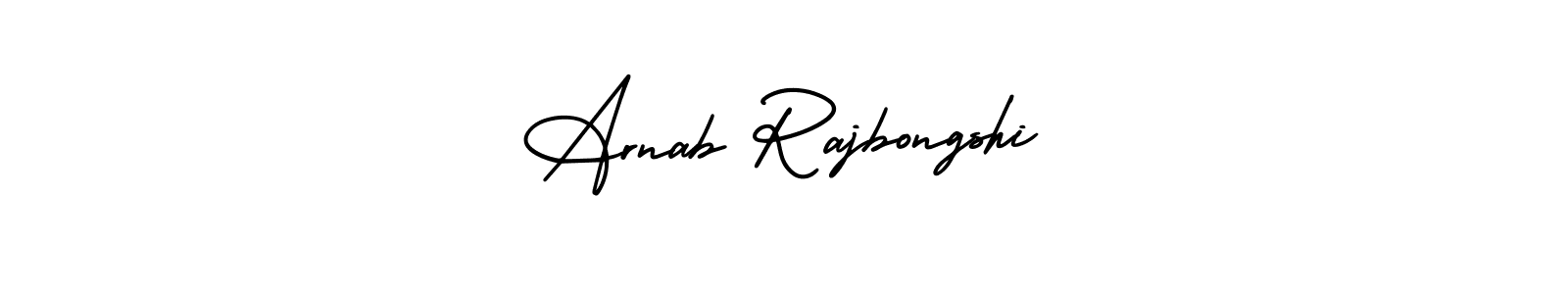 Make a beautiful signature design for name Arnab Rajbongshi. With this signature (AmerikaSignatureDemo-Regular) style, you can create a handwritten signature for free. Arnab Rajbongshi signature style 3 images and pictures png