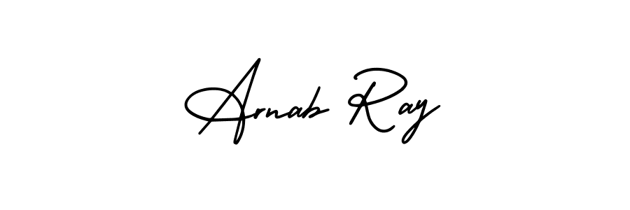 Make a beautiful signature design for name Arnab Ray. With this signature (AmerikaSignatureDemo-Regular) style, you can create a handwritten signature for free. Arnab Ray signature style 3 images and pictures png