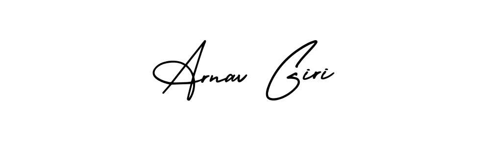 Create a beautiful signature design for name Arnav Giri. With this signature (AmerikaSignatureDemo-Regular) fonts, you can make a handwritten signature for free. Arnav Giri signature style 3 images and pictures png