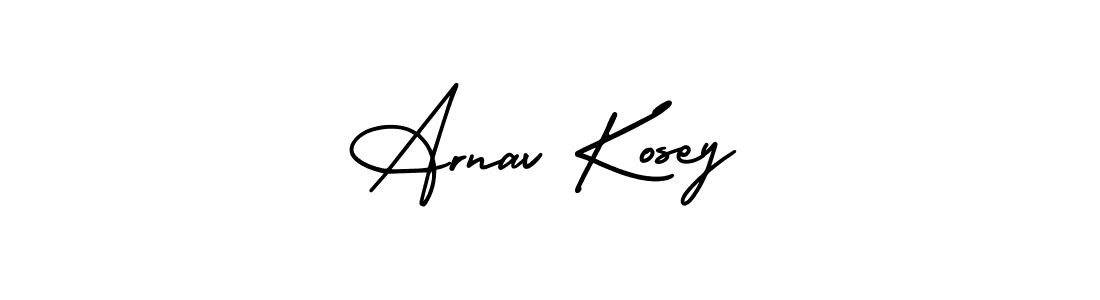 Make a short Arnav Kosey signature style. Manage your documents anywhere anytime using AmerikaSignatureDemo-Regular. Create and add eSignatures, submit forms, share and send files easily. Arnav Kosey signature style 3 images and pictures png