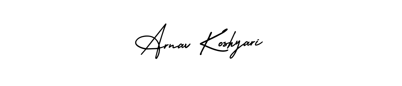 It looks lik you need a new signature style for name Arnav Koshyari. Design unique handwritten (AmerikaSignatureDemo-Regular) signature with our free signature maker in just a few clicks. Arnav Koshyari signature style 3 images and pictures png