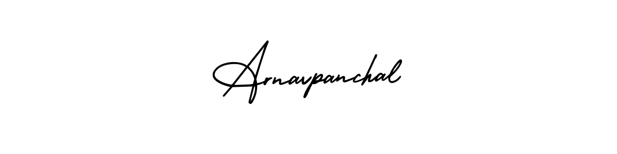 Create a beautiful signature design for name Arnavpanchal. With this signature (AmerikaSignatureDemo-Regular) fonts, you can make a handwritten signature for free. Arnavpanchal signature style 3 images and pictures png