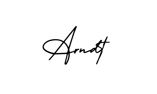 The best way (AmerikaSignatureDemo-Regular) to make a short signature is to pick only two or three words in your name. The name Arndt include a total of six letters. For converting this name. Arndt signature style 3 images and pictures png