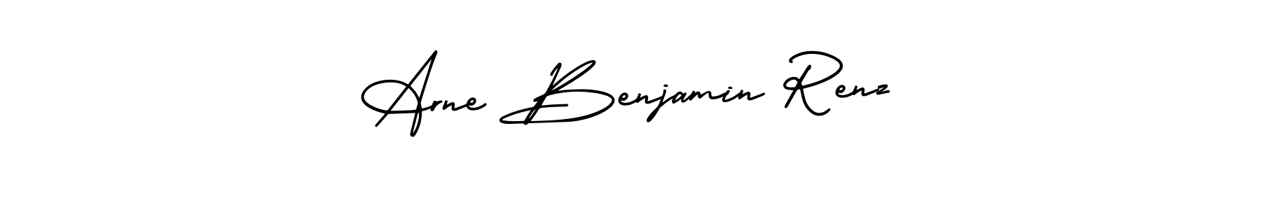 Also You can easily find your signature by using the search form. We will create Arne Benjamin Renz name handwritten signature images for you free of cost using AmerikaSignatureDemo-Regular sign style. Arne Benjamin Renz signature style 3 images and pictures png