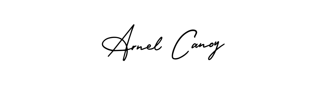 Also You can easily find your signature by using the search form. We will create Arnel Canoy name handwritten signature images for you free of cost using AmerikaSignatureDemo-Regular sign style. Arnel Canoy signature style 3 images and pictures png
